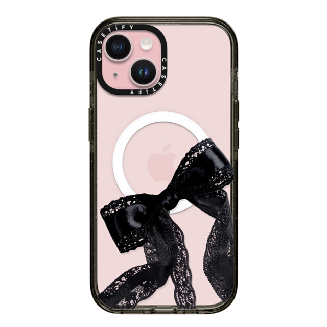 CASETiFY iPhone 15 ケース ブラック インパクトケース MagSafe対応 Ribbon,Bowcore Bowcore,Ribbon Lace Organza Ribbon Back to School CASETiFY iPhone 15 ケース ブラック インパクトケース MagSafe対応 Ribbon,Bowcore Bowcore,Ribbon Lace Organza Ribbon Back to School