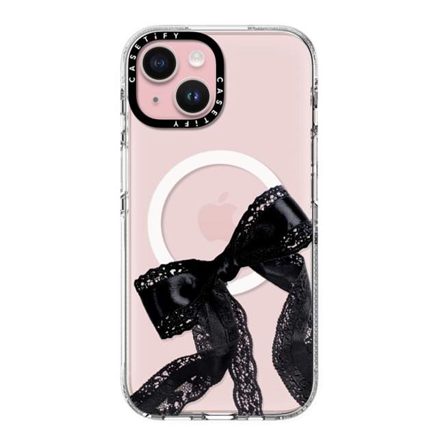CASETiFY iPhone 15 ケース クリア クリア ケース MagSafe対応 Ribbon,Bowcore Bowcore,Ribbon Lace Organza Ribbon Back to School CASETiFY iPhone 15 ケース クリア クリア ケース MagSafe対応 Ribbon,Bowcore Bowcore,Ribbon Lace Organza Ribbon Back to School