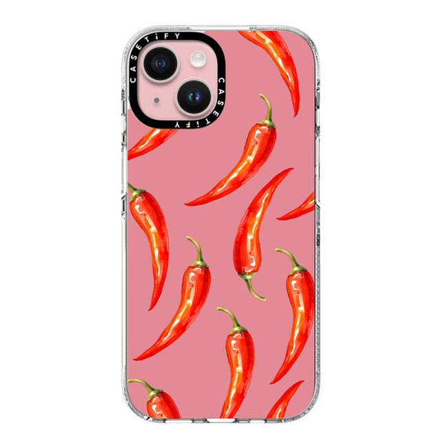 CASETiFY iPhone 15 ケース クリア クリア ケース MagSafe対応 Food Food Hot Chilli Back to School CASETiFY iPhone 15 ケース クリア クリア ケース MagSafe対応 Food Food Hot Chilli Back to School