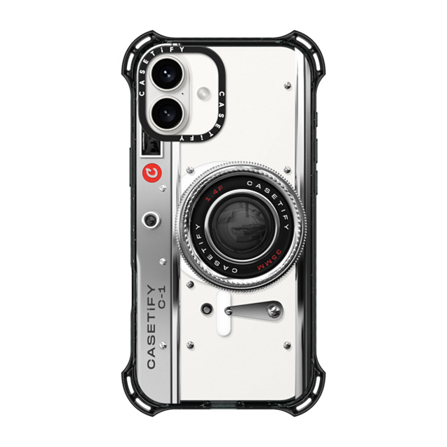 CASETiFY iPhone 16 Plus Case Black バウンスケース カメラ Camera Case - Classic CASETiFY iPhone 16 Plus Case Black バウンスケース カメラ Camera Case - Classic