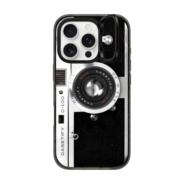 CASETiFY iPhone 16 Pro ケース ブラック インパクトリングスタンドケース MagSafe対応 Camera カメラ Camera Case - Retro Father's Day CASETiFY iPhone 16 Pro ケース ブラック インパクトリングスタンドケース MagSafe対応 Camera カメラ Camera Case - Retro Father's Day