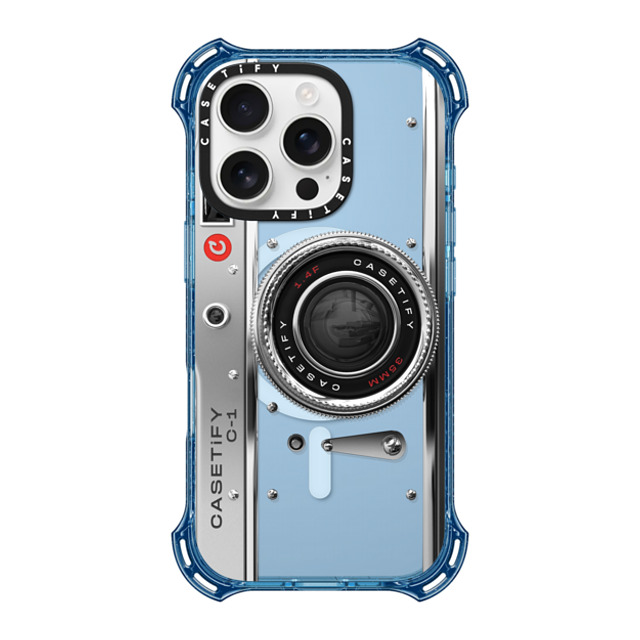 CASETiFY iPhone 16 Pro Case ベイビーブルー バウンスケース カメラ Camera Case - Classic CASETiFY iPhone 16 Pro Case ベイビーブルー バウンスケース カメラ Camera Case - Classic