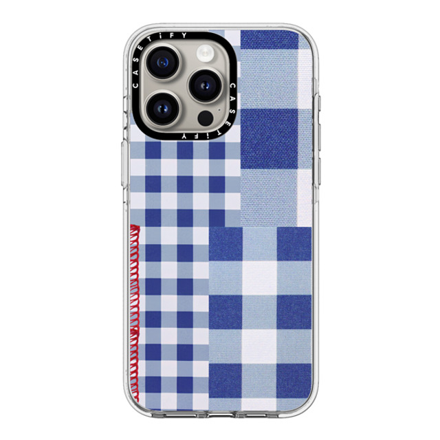 CASETiFY iPhone 15 Pro Max ケース クリア クリア ケース MagSafe対応 Gingham Picnic casetify_artist