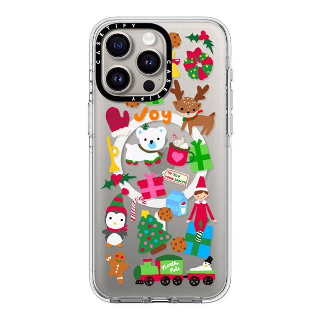 CASETiFY iPhone 15 Pro Max ケース クリア クリア ケース MagSafe対応 Holiday Cheer casetify_artist