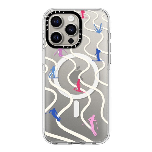 CASETiFY iPhone 15 Pro Max ケース クリア クリア ケース MagSafe対応 Downhill Skiing casetify_artist