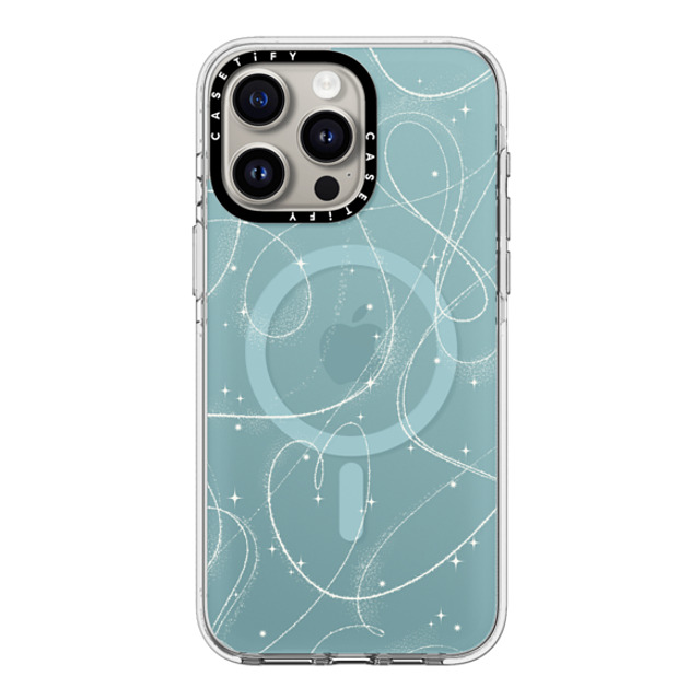 CASETiFY iPhone 15 Pro Max ケース クリア クリア ケース MagSafe対応 Pond Skating casetify_artist