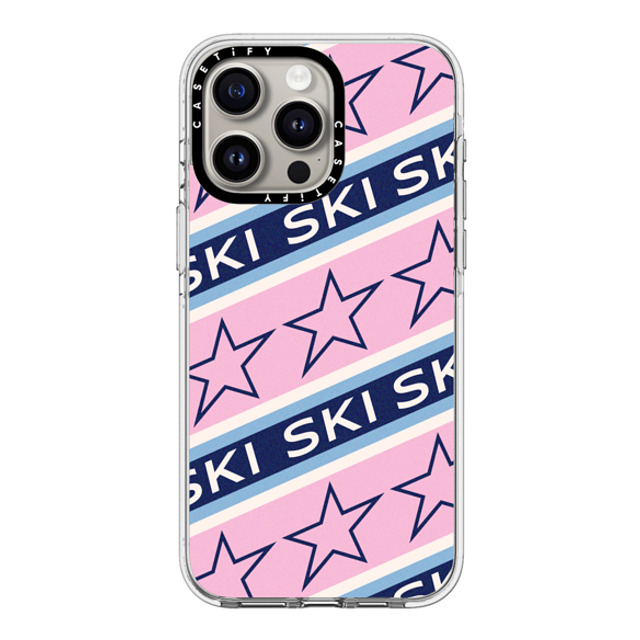 CASETiFY iPhone 15 Pro Max ケース クリア クリア ケース MagSafe対応 Ski Star Stripes casetify_artist