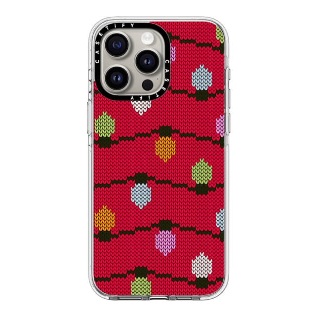 CASETiFY iPhone 15 Pro Max ケース クリア クリア ケース MagSafe対応 Ugly Christmas Sweater casetify_artist