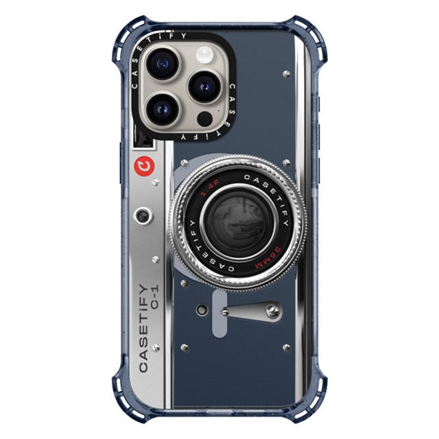 CASETiFY iPhone 15 Pro Max ケース Classic Blue バウンスケース Camera カメラ Camera Case - Classic Back to School CASETiFY iPhone 15 Pro Max ケース Classic Blue バウンスケース Camera カメラ Camera Case - Classic Back to School