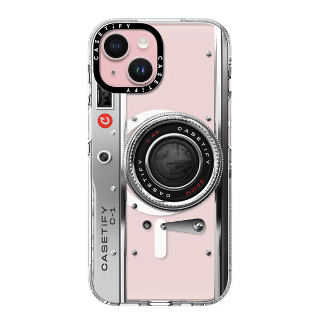 CASETiFY iPhone 15 ケース クリア クリア ケース MagSafe対応 カメラ Camera Case - Classic