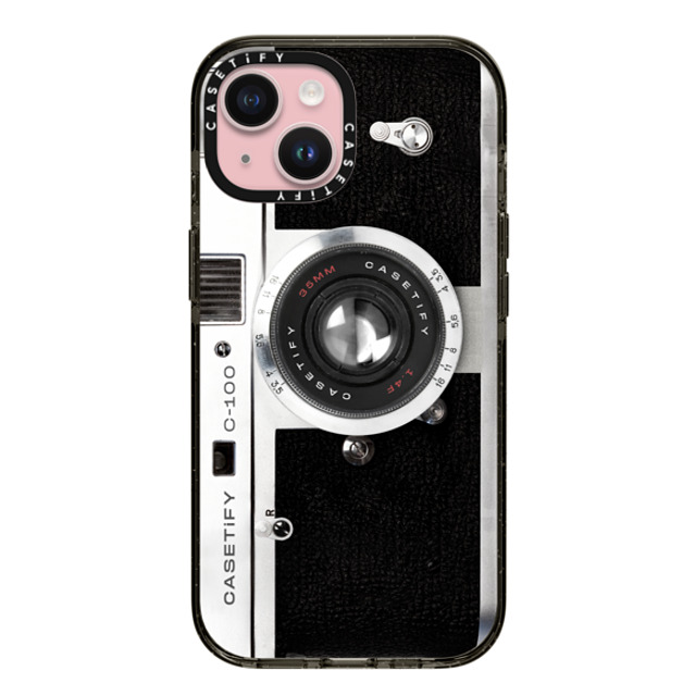 CASETiFY iPhone 15 Case Black Impact Case MagSafe Compatible Camera カメラ Camera Case - Retro Back to School CASETiFY iPhone 15 Case Black Impact Case MagSafe Compatible Camera カメラ Camera Case - Retro Back to School