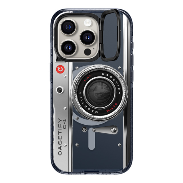 CASETiFY iPhone 15 Pro ケース Classic Blue インパクトリングスタンドケース MagSafe対応 Camera カメラ Camera Case - Classic Father's Day CASETiFY iPhone 15 Pro ケース Classic Blue インパクトリングスタンドケース MagSafe対応 Camera カメラ Camera Case - Classic Father's Day