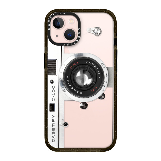 CASETiFY iPhone 13 ケース ブラック インパクトケース カメラ Camera Case - Retro