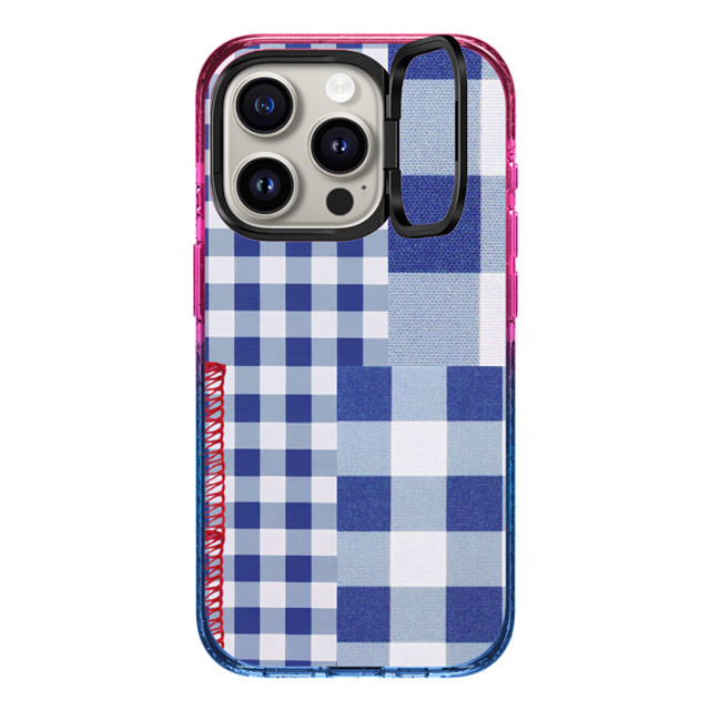 CASETiFY iPhone 15 Pro Case Cotton Candy インパクトリングスタンドケース MagSafe対応 Gingham Picnic casetify_artist Mother's Day CASETiFY iPhone 15 Pro Case Cotton Candy インパクトリングスタンドケース MagSafe対応 Gingham Picnic casetify_artist Mother's Day