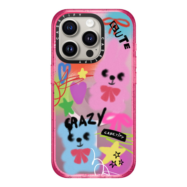 CASETiFY iPhone 15 Pro Case Pink Fizz Impact Case MagSafe Compatible Street Art,Y2K Street Art,Y2K Cute & Crazy Mother's Day CASETiFY iPhone 15 Pro Case Pink Fizz Impact Case MagSafe Compatible Street Art,Y2K Street Art,Y2K Cute & Crazy Mother's Day