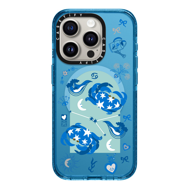CASETiFY iPhone 15 Pro Case Cyan Blue Impact Case MagSafe Compatible Cancer casetify_artist Back to School CASETiFY iPhone 15 Pro Case Cyan Blue Impact Case MagSafe Compatible Cancer casetify_artist Back to School