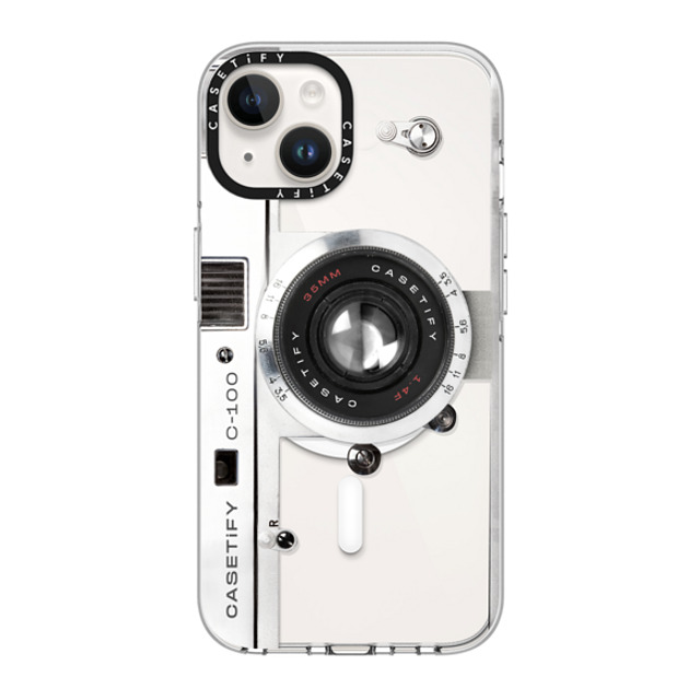 CASETiFY iPhone 14 ケース クリア クリア ケース MagSafe対応 カメラ Camera Case - Retro