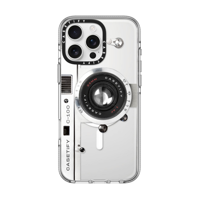 CASETiFY iPhone 16 Pro Max ケース クリア クリア ケース MagSafe対応 カメラ Camera Case - Retro