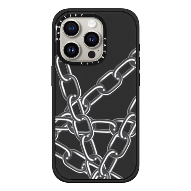 CASETiFY iPhone 15 Pro ケース マットブラック インパクトケース MagSafe対応 Futurism,Monochrome Monochrome,Futurism Chain Up Father's Day CASETiFY iPhone 15 Pro ケース マットブラック インパクトケース MagSafe対応 Futurism,Monochrome Monochrome,Futurism Chain Up Father's Day