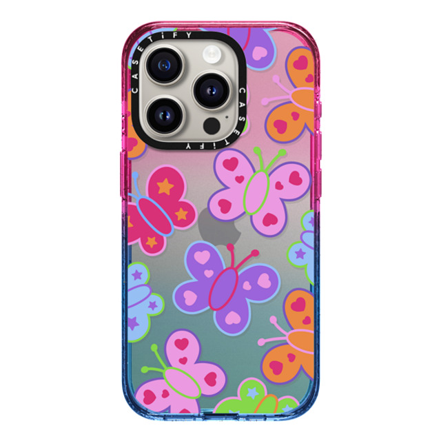 CASETiFY iPhone 15 Pro Case Cotton Candy インパクトケース Butterfly,Animal Animal,Butterfly,Maximalism,Y2K Butterfly Folk Mother's Day CASETiFY iPhone 15 Pro Case Cotton Candy インパクトケース Butterfly,Animal Animal,Butterfly,Maximalism,Y2K Butterfly Folk Mother's Day