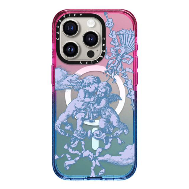 CASETiFY iPhone 15 Pro ケース Cotton Candy インパクトケース MagSafe対応 Cloud At Lover's Gate