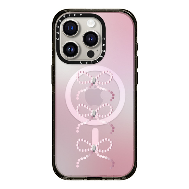 CASETiFY iPhone 15 Pro ケース ブラック インパクトケース MagSafe対応 Anne's Diary casetify_artist