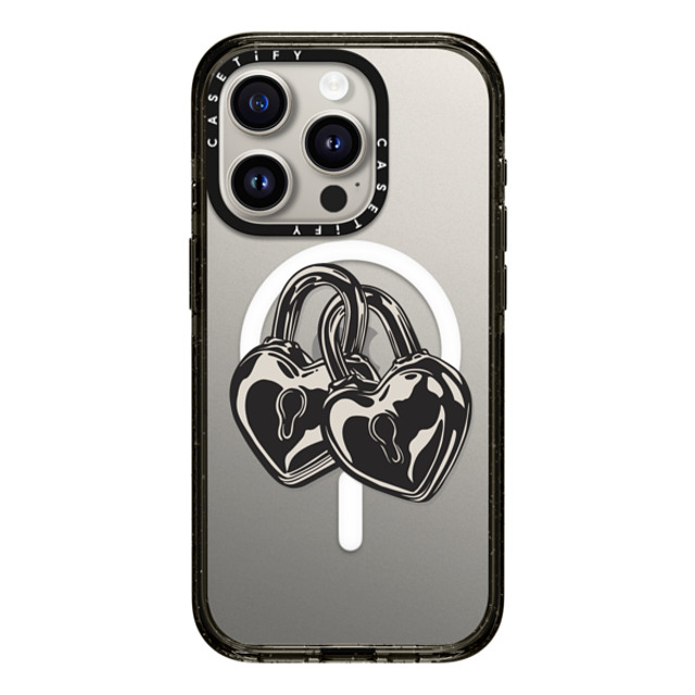 CASETiFY iPhone 15 Pro Case Black Impact Case MagSafe Compatible Love Locks casetify_artist Back to School CASETiFY iPhone 15 Pro Case Black Impact Case MagSafe Compatible Love Locks casetify_artist Back to School