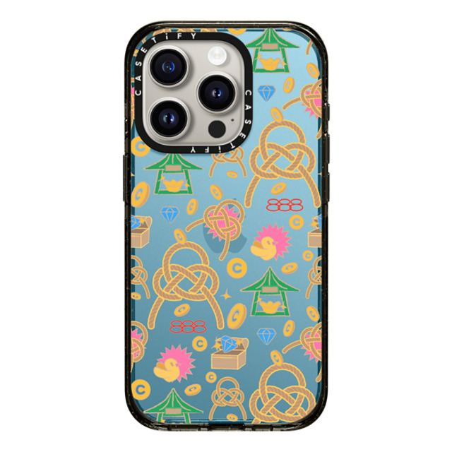 CASETiFY iPhone 15 Pro ケース ブラック インパクトケース FU GUI Case casetify_artist