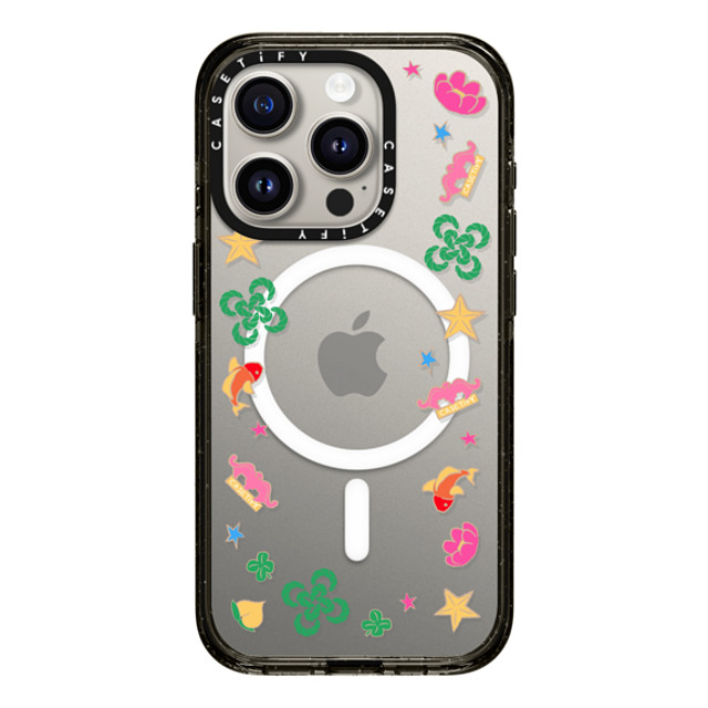 CASETiFY iPhone 15 Pro ケース ブラック インパクトケース MagSafe対応 HAO YUN Case casetify_artist