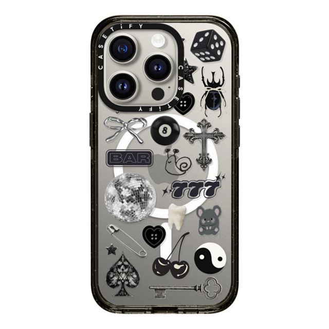 CASETiFY iPhone 15 Pro ケース ブラック インパクトケース MagSafe対応 Lucky Streak casetify_artist Father's Day CASETiFY iPhone 15 Pro ケース ブラック インパクトケース MagSafe対応 Lucky Streak casetify_artist Father's Day