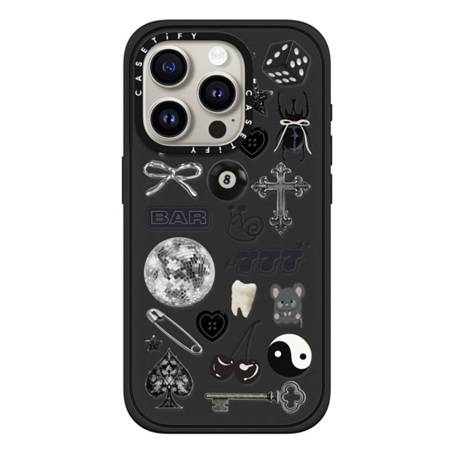 CASETiFY iPhone 15 Pro ケース マットブラック インパクトケース MagSafe対応 Lucky Streak casetify_artist Father's Day CASETiFY iPhone 15 Pro ケース マットブラック インパクトケース MagSafe対応 Lucky Streak casetify_artist Father's Day