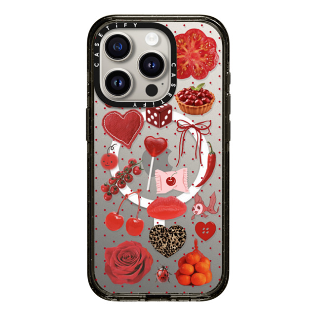 CASETiFY iPhone 15 Pro Case Black インパクトケース MagSafe対応 Cherry-Picked Luck casetify_artist Father's Day CASETiFY iPhone 15 Pro Case Black インパクトケース MagSafe対応 Cherry-Picked Luck casetify_artist Father's Day
