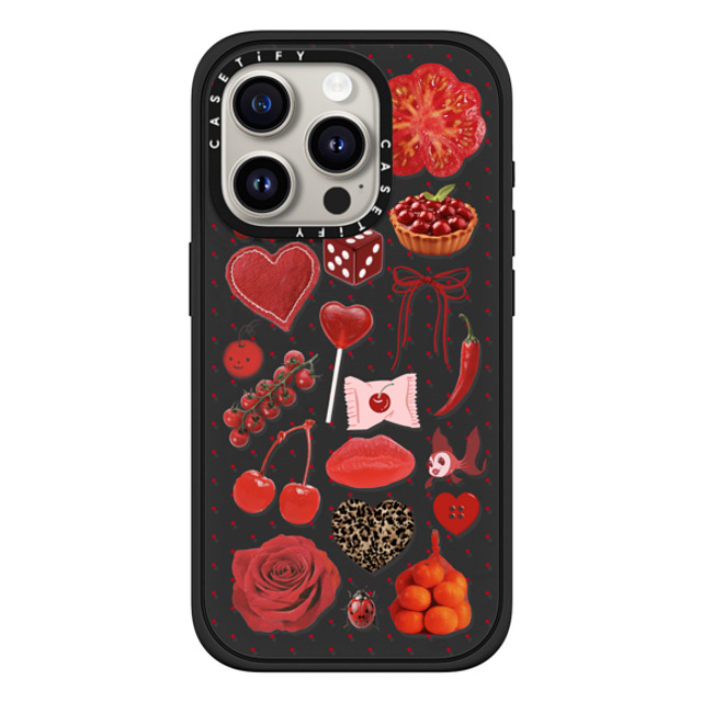 CASETiFY iPhone 15 Pro Case マットブラック インパクトケース MagSafe対応 Cherry-Picked Luck casetify_artist Father's Day CASETiFY iPhone 15 Pro Case マットブラック インパクトケース MagSafe対応 Cherry-Picked Luck casetify_artist Father's Day