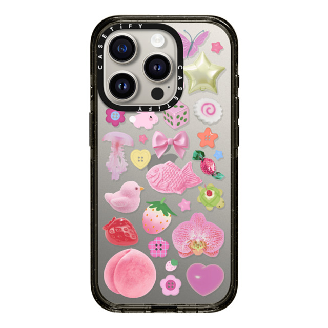 CASETiFY iPhone 15 Pro Case Black Impact Case Sweet Charmed Dreams casetify_artist CASETiFY iPhone 15 Pro Case Black Impact Case Sweet Charmed Dreams casetify_artist