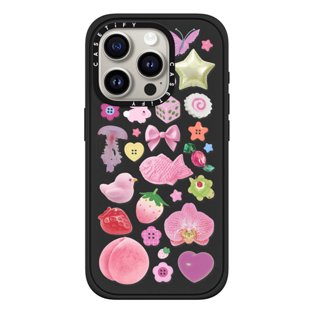 CASETiFY iPhone 15 Pro Case マットブラック インパクトケース MagSafe対応 Sweet Charmed Dreams casetify_artist Mother's Day CASETiFY iPhone 15 Pro Case マットブラック インパクトケース MagSafe対応 Sweet Charmed Dreams casetify_artist Mother's Day