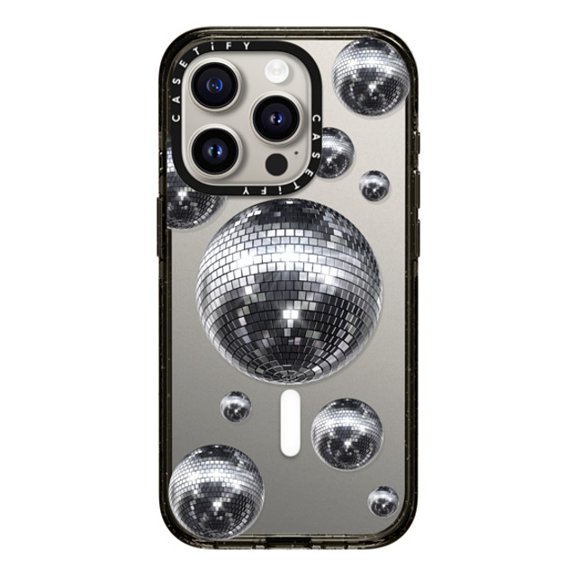 CASETiFY iPhone 15 Pro ケース ブラック インパクトケース MagSafe対応 Monochrome,Y2K Y2K,Monochrome Disco Galaxy Father's Day CASETiFY iPhone 15 Pro ケース ブラック インパクトケース MagSafe対応 Monochrome,Y2K Y2K,Monochrome Disco Galaxy Father's Day