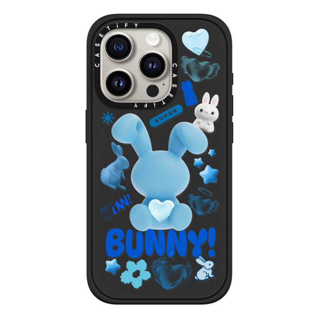 CASETiFY iPhone 15 Pro ケース マットブラック インパクトケース MagSafe対応 Bunny Records casetify_artist Father's Day CASETiFY iPhone 15 Pro ケース マットブラック インパクトケース MagSafe対応 Bunny Records casetify_artist Father's Day