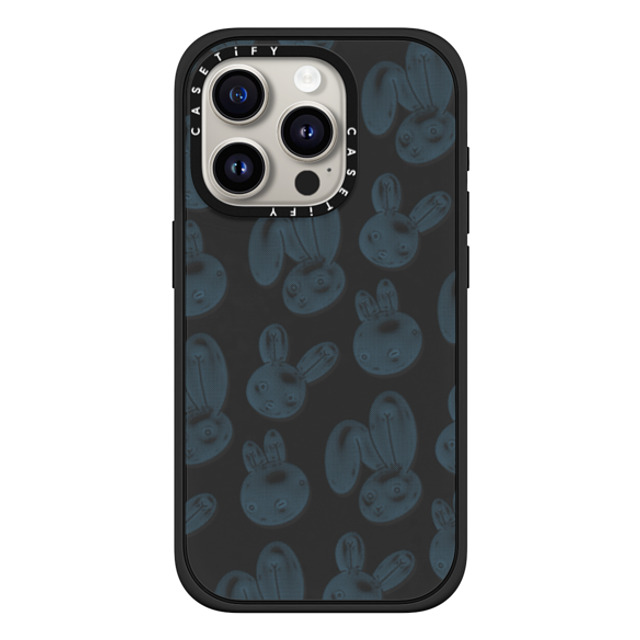 CASETiFY iPhone 15 Pro Case マットブラック インパクトケース MagSafe対応 Pixelated Bunny casetify_artist Father's Day CASETiFY iPhone 15 Pro Case マットブラック インパクトケース MagSafe対応 Pixelated Bunny casetify_artist Father's Day