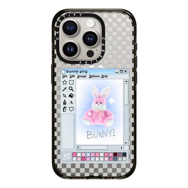 CASETiFY iPhone 15 Pro ケース ブラック インパクトケース MagSafe対応 Bunny. png casetify_artist Back to School CASETiFY iPhone 15 Pro ケース ブラック インパクトケース MagSafe対応 Bunny. png casetify_artist Back to School