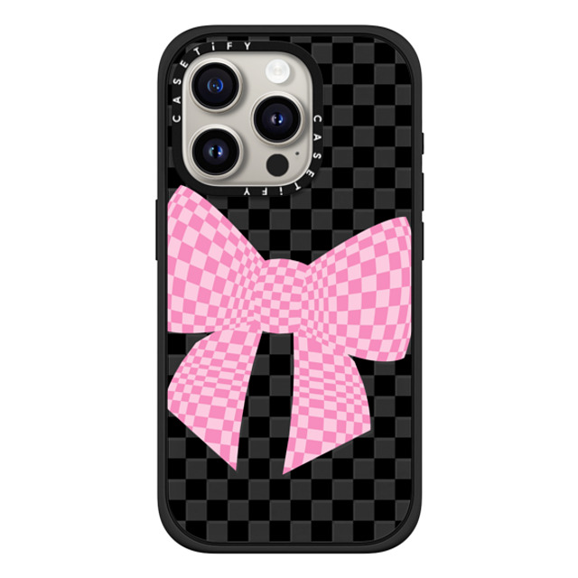 CASETiFY iPhone 15 Pro ケース マットブラック インパクトケース MagSafe対応 Checkered,Ribbon Ribbon,Checkered Checkmate Bonita Father's Day CASETiFY iPhone 15 Pro ケース マットブラック インパクトケース MagSafe対応 Checkered,Ribbon Ribbon,Checkered Checkmate Bonita Father's Day