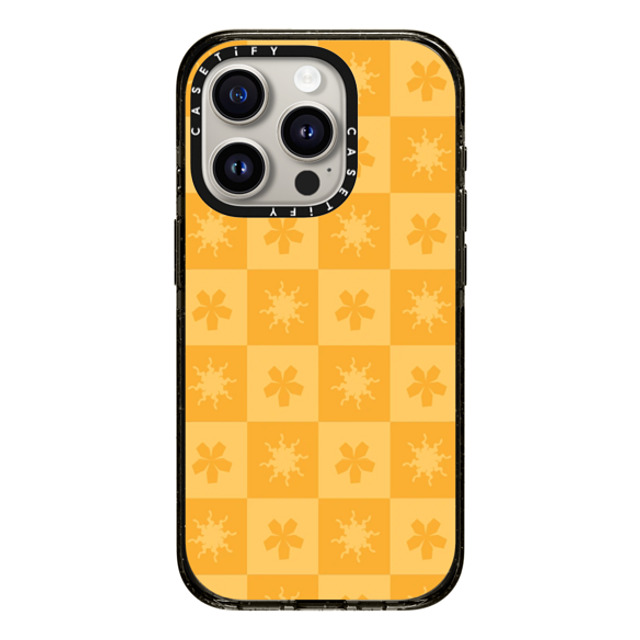 CASETiFY iPhone 15 Pro Case Black Impact Case Sun or Flower casetify_artist CASETiFY iPhone 15 Pro Case Black Impact Case Sun or Flower casetify_artist