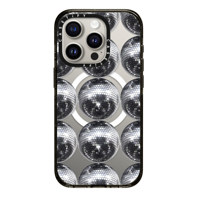CASETiFY iPhone 15 Pro ケース ブラック インパクトケース MagSafe対応 Monochrome,Y2K Monochrome,Y2K Disco Grid Back to School CASETiFY iPhone 15 Pro ケース ブラック インパクトケース MagSafe対応 Monochrome,Y2K Monochrome,Y2K Disco Grid Back to School