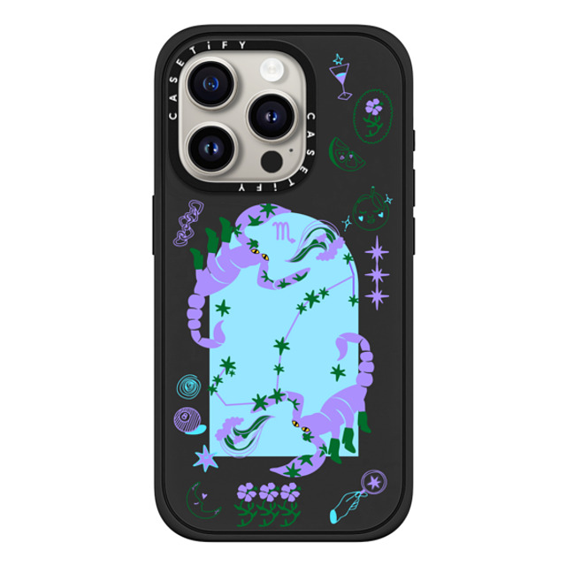 CASETiFY iPhone 15 Pro ケース マットブラック インパクトケース MagSafe対応 Scorpio casetify_artist Father's Day CASETiFY iPhone 15 Pro ケース マットブラック インパクトケース MagSafe対応 Scorpio casetify_artist Father's Day
