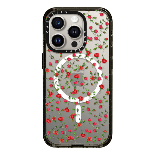 CASETiFY iPhone 15 Pro Case ブラック インパクトケース MagSafe対応 Floral フローラル Rose Garden New iPhone CASETiFY iPhone 15 Pro Case ブラック インパクトケース MagSafe対応 Floral フローラル Rose Garden New iPhone