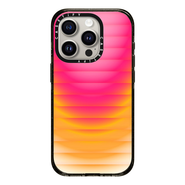 CASETiFY iPhone 15 Pro Case ブラック インパクトケース MagSafe対応 Gradient Gradient Sunset Wave New iPhone CASETiFY iPhone 15 Pro Case ブラック インパクトケース MagSafe対応 Gradient Gradient Sunset Wave New iPhone