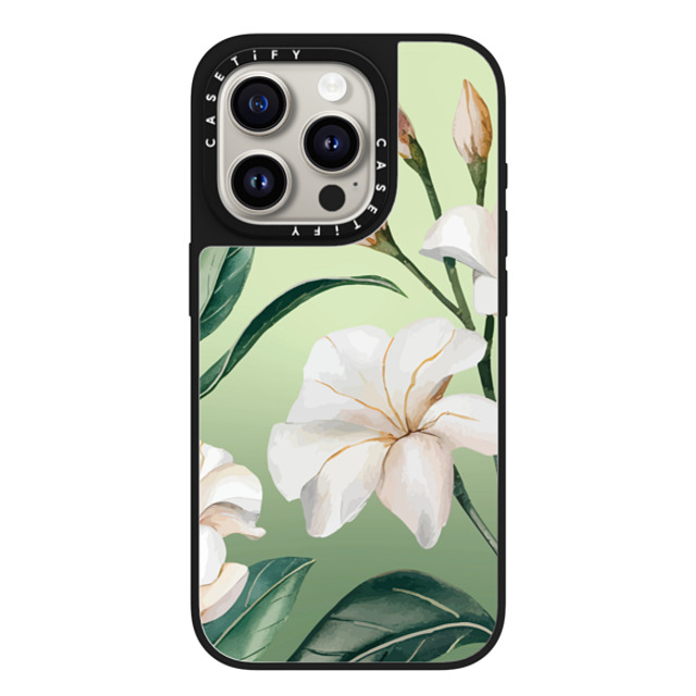 CASETiFY iPhone 15 Pro Case Silver on Black ミラーケース MagSafe対応 Jasmine Haze casetify_artist CASETiFY iPhone 15 Pro Case Silver on Black ミラーケース MagSafe対応 Jasmine Haze casetify_artist