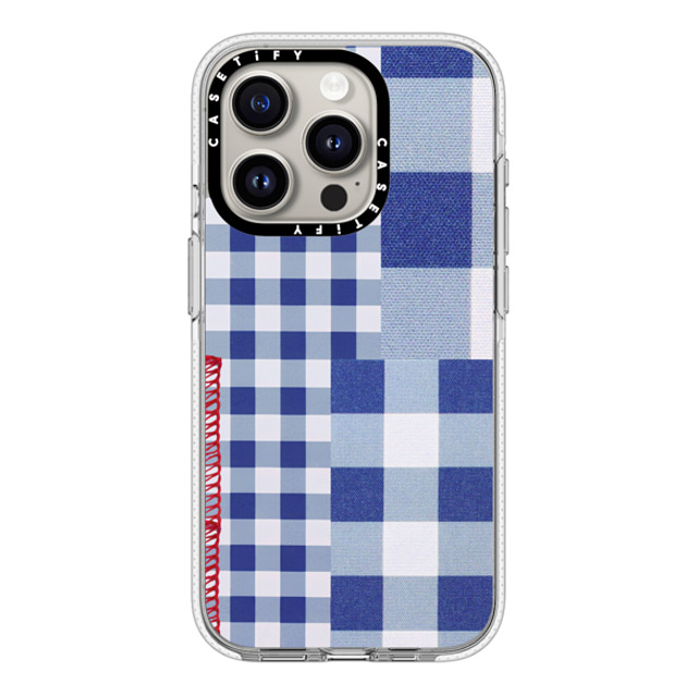 CASETiFY iPhone 15 Pro ケース クリア クリア ケース MagSafe対応 Gingham Picnic casetify_artist