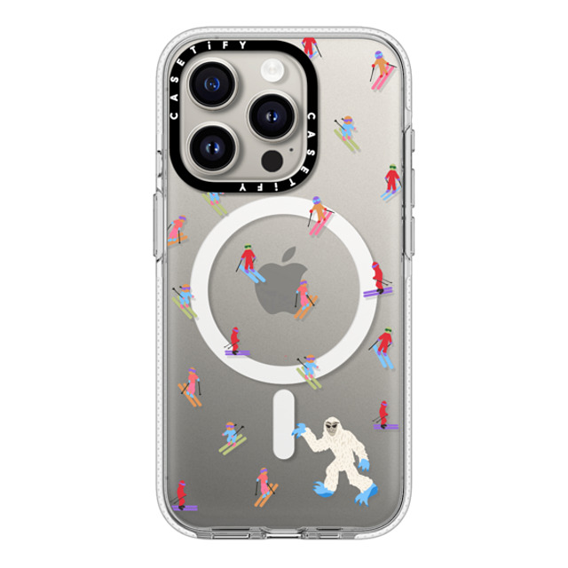 CASETiFY iPhone 15 Pro ケース クリア クリア ケース MagSafe対応 Ski Free casetify_artist