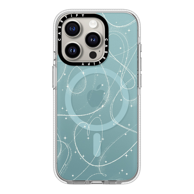 CASETiFY iPhone 15 Pro ケース クリア クリア ケース MagSafe対応 Pond Skating casetify_artist