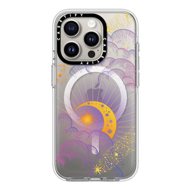 CASETiFY iPhone 15 Pro Case Clear Clear Case MagSafe Compatible Lunar Glimmer casetify_artist CASETiFY iPhone 15 Pro Case Clear Clear Case MagSafe Compatible Lunar Glimmer casetify_artist